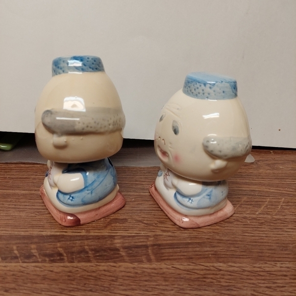 Vintage* 2 Ceramic Coin Slot Bauble Head Dolls - Picture 5 of 6